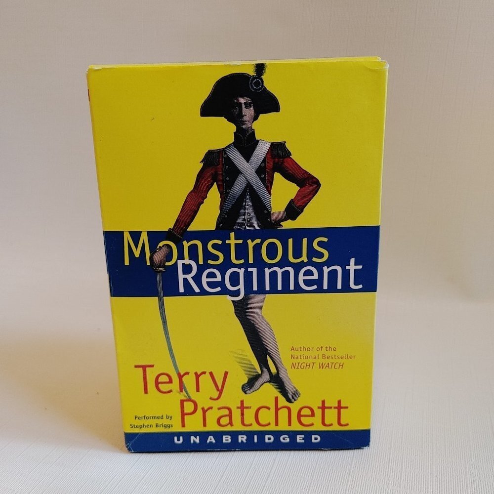 Terry Pratchett Monstrous Regiment Audio Book on Cassette 8 Cassettes